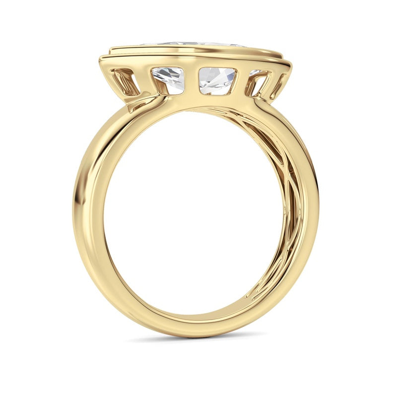 14K White Gold Ring KJ03334R.MQ-3-21F