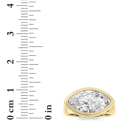 14K White Gold Ring KJ03334R.MQ-3-21F
