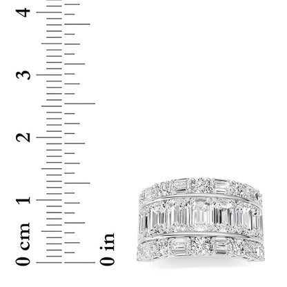 14K White Gold Ring KJ03408R.EM-RD-7-21F