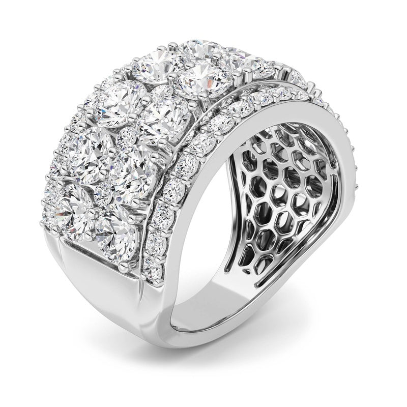 14K White Gold Ring KJ03410R.RD-5-21F