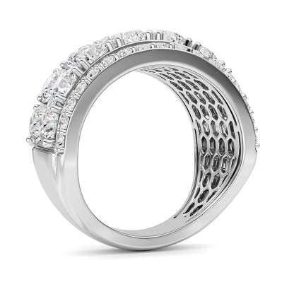 14K White Gold Ring KJ03410R.RD-5-21F