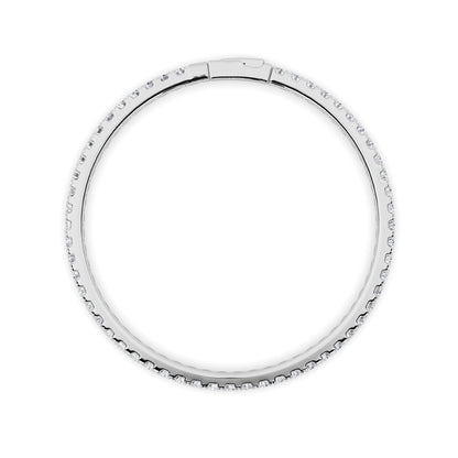5.5CTW Round Shaped Lab Grown Diamond (GVS)  Bracelet in 14K Gold
