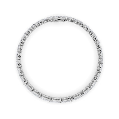 13.5CTW Marquise Shaped Lab Grown Diamond (F/VS) Bracelet in 14K Gold