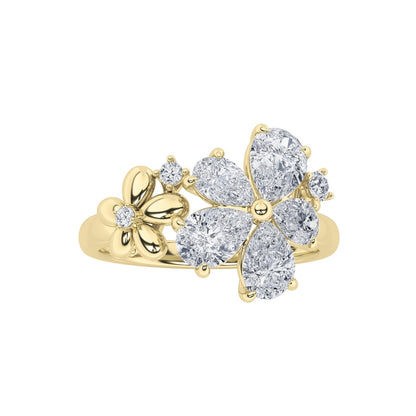 5.4CTW Mix Shaped Lab Grown Diamond (F/VS) Bracelet in 14K Gold