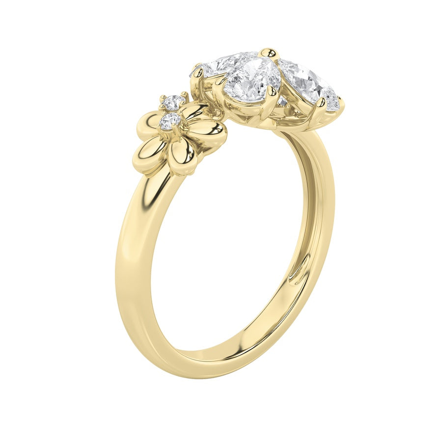 5.4CTW Mix Shaped Lab Grown Diamond (F/VS) Bracelet in 14K Gold