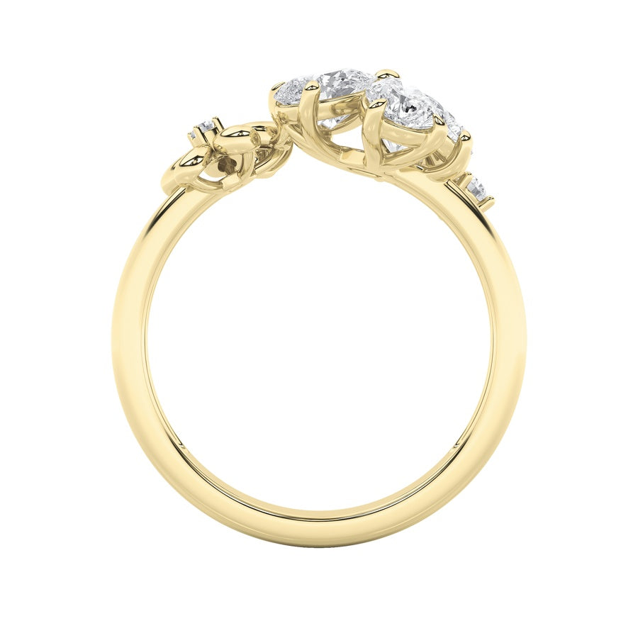 5.4CTW Mix Shaped Lab Grown Diamond (F/VS) Bracelet in 14K Gold