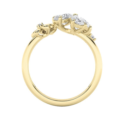 5.4CTW Mix Shaped Lab Grown Diamond (F/VS) Bracelet in 14K Gold