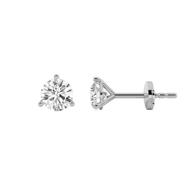 14K White Gold Earring KJ01724E.RD-3-21F