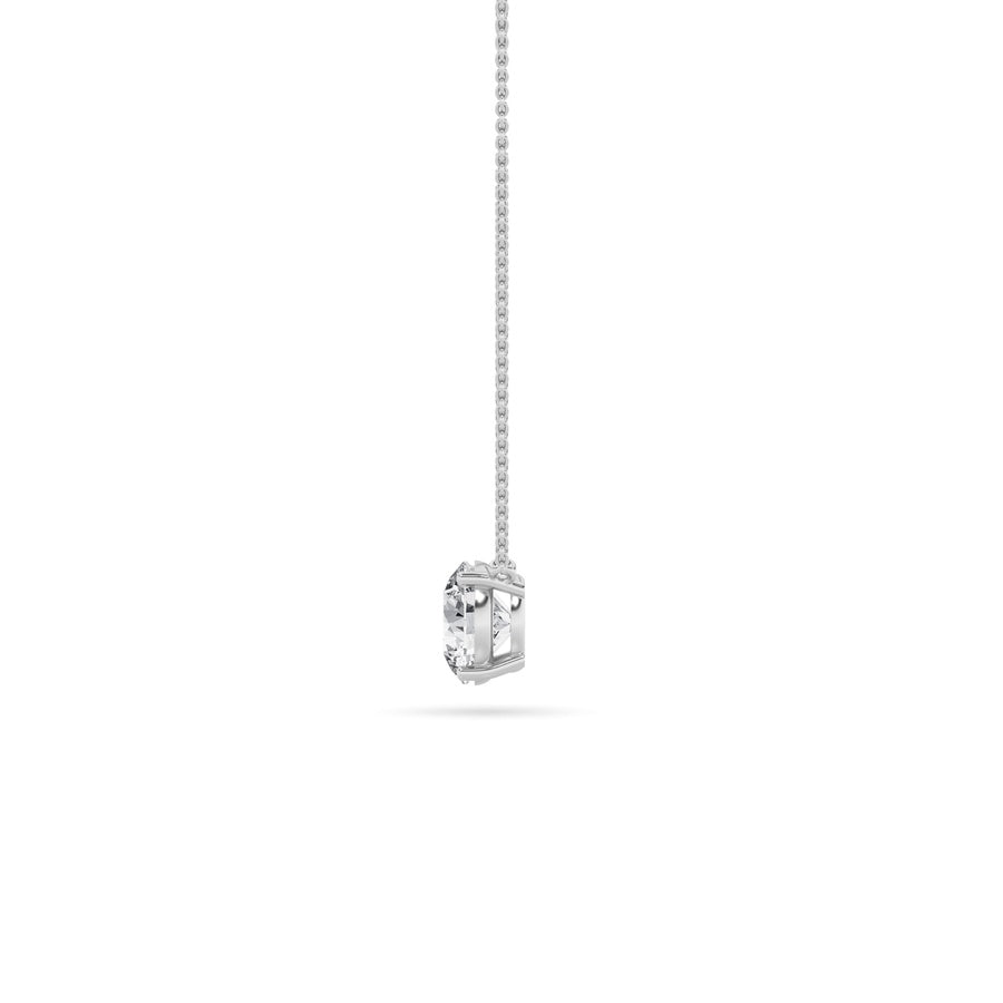 0.5CTW Round Shaped Lab Grown Diamond (F/VS) Necklace in 14K Gold