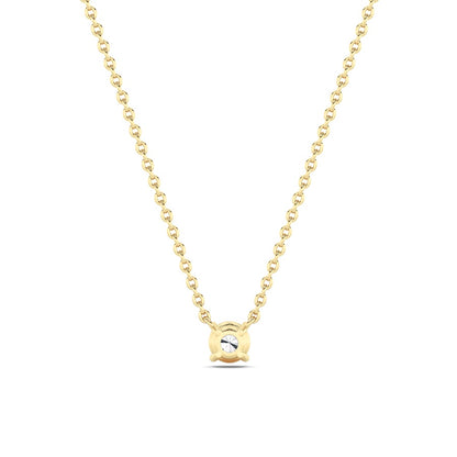 0.5CTW Round Shaped Lab Grown Diamond (F/VS) Necklace in 14K Gold