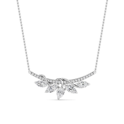 1.5CTW Pear Shaped Lab Grown Diamond (F/VS) Necklace in 14K Gold