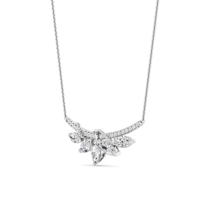 1.5CTW Pear Shaped Lab Grown Diamond (F/VS) Necklace in 14K Gold