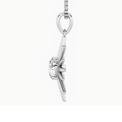 1.5CTW Round Shaped Lab Grown Diamond (F/VS) Astralis Pendant in 14K Gold