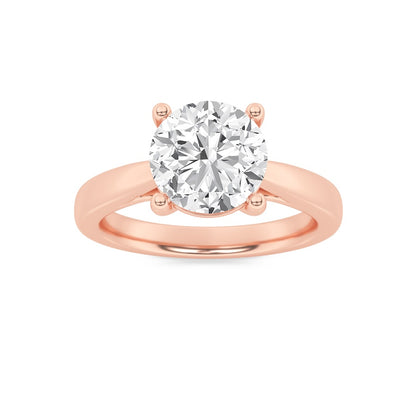 1CTW Round Shaped Lab Grown Diamond (F/VS) Insert Jacket Ring in 14K Gold