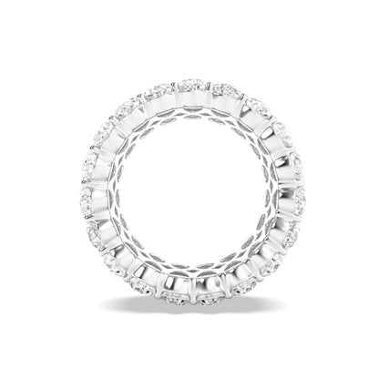 9CTW Pear Shaped Lab Grown Diamond (F/VS) Eternity Band Ring in 14K Gold