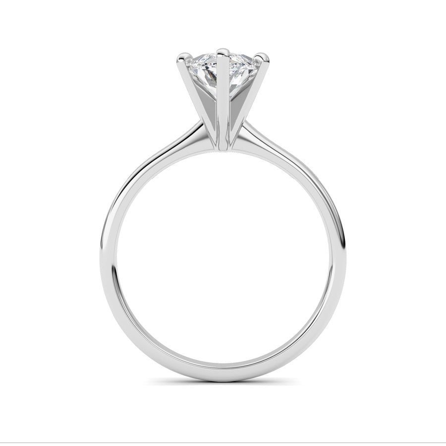 2CTW Marquise Shaped Lab Grown Diamond Classic Solitaire Ring in 14K Gold (F/VS)