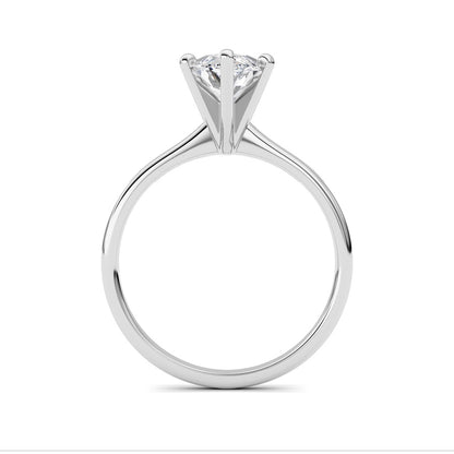 2CTW Marquise Shaped Lab Grown Diamond Classic Solitaire Ring in 14K Gold (F/VS)