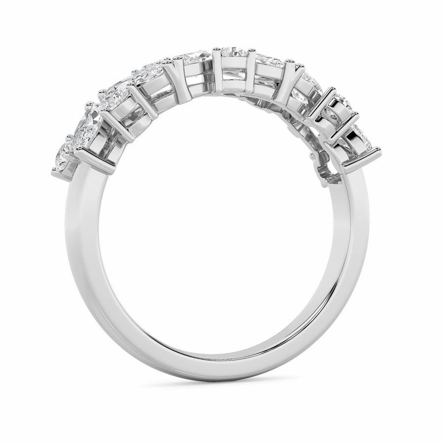 1.5CTW Marquise Shaped Lab Grown Diamond (G/VS) Ring in 14K Gold