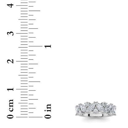 1.5CTW Marquise Shaped Lab Grown Diamond (G/VS) Ring in 14K Gold