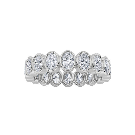 2.75CTW Round Shaped Lab Grown Diamond (F/VS) Eternity Band Ring in 14K Gold