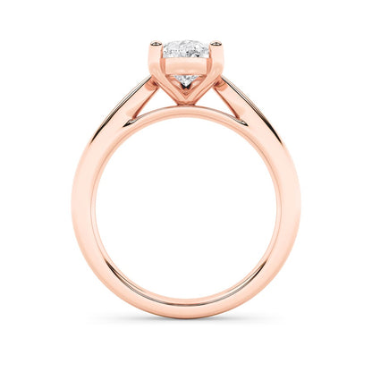 2CTW Pear Shaped Lab Grown Diamond (F/VS) Classic Shank Solitaire Engagement Ring in 14K Gold