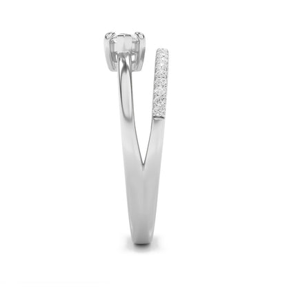 0.5CTW Marquise Shaped Lab Grown Diamond (G/VS) Fashion Ring in 10K Gold