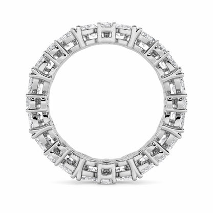 3CTW Marquise Shaped Lab Grown Diamond (G/VS) Eternity Band Ring in 14K Gold
