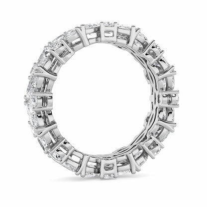 3CTW Marquise Shaped Lab Grown Diamond (G/VS) Eternity Band Ring in 14K Gold