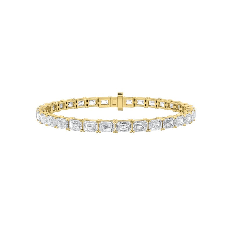14K White Gold Bracelet KJ01991B.EM-15-21F
