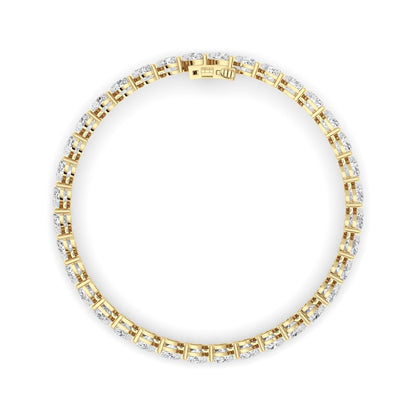 18CTW Heart Lab Grown Diamond (F/VS ) Bracelet Bracelet in 14K Gold