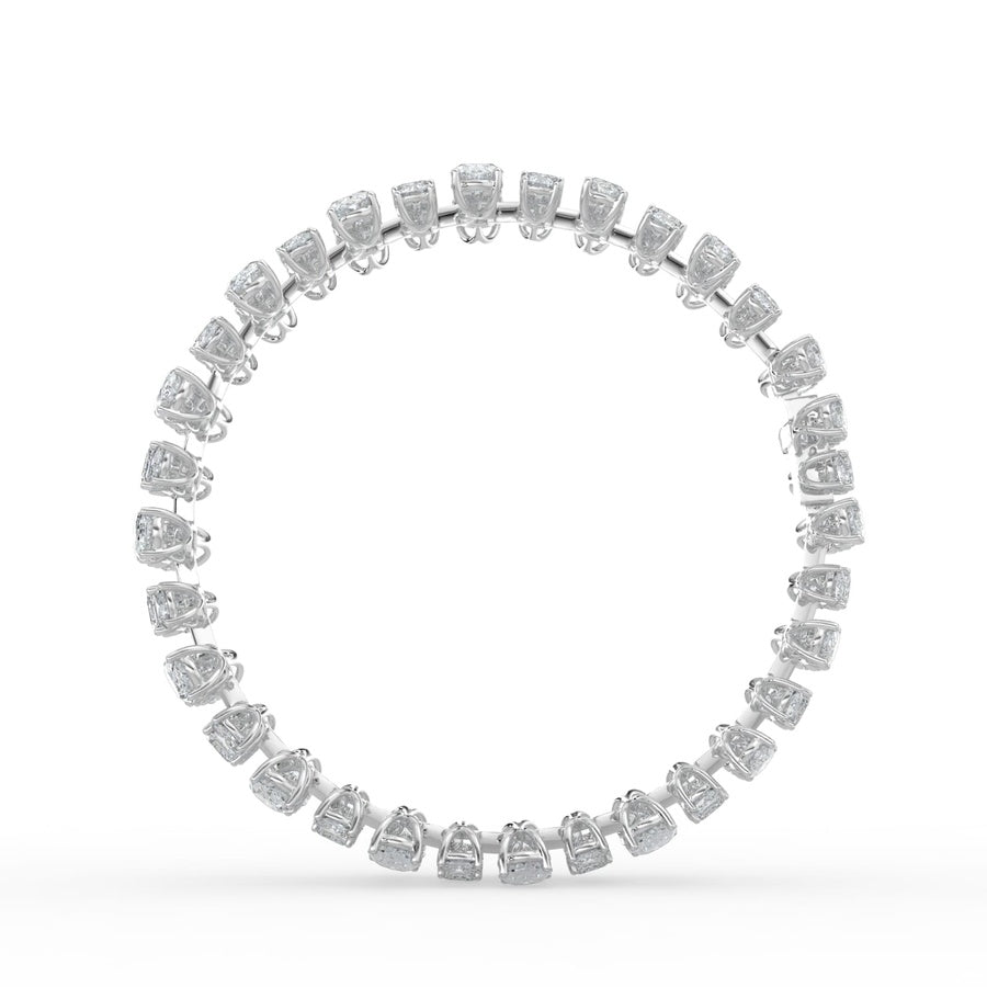 34.5CTW Mix Shaped Lab Grown Diamond (F/VS) Bracelet in 14K Gold