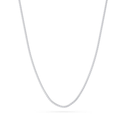 9.5CTW Round Shaped Lab Grown Diamond (F/VS) Petite Line Necklace in 14K Gold