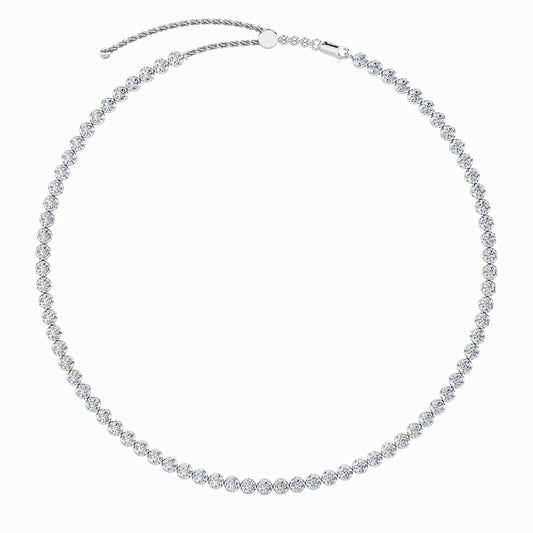 11CTW Round Shaped Lab Grown Diamond (F/VS)  Necklace in 14K Gold