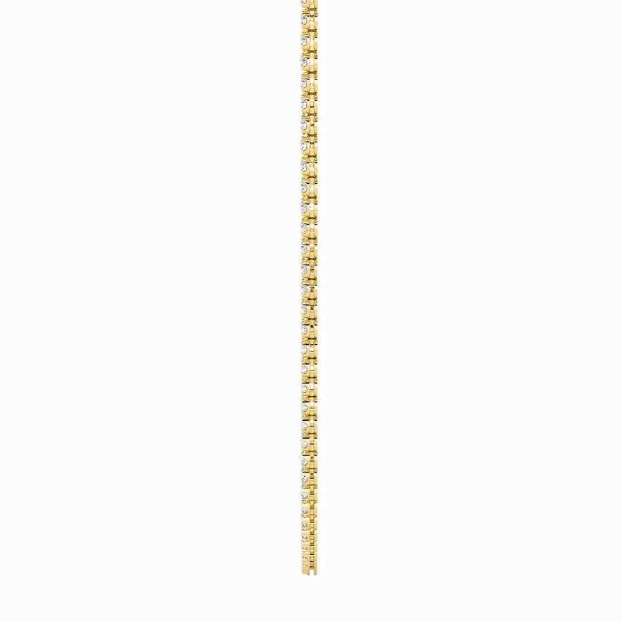 11CTW Round Shaped Lab Grown Diamond (F/VS)  Necklace in 14K Gold