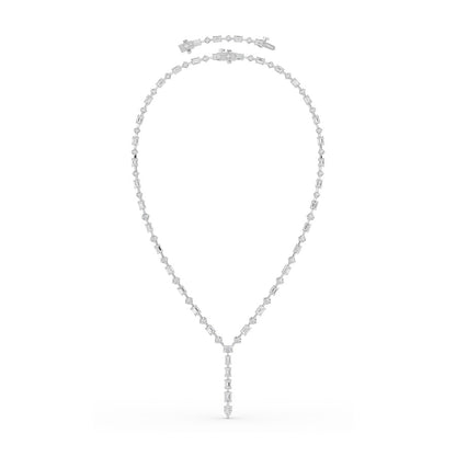 20CTW Mix Shaped Lab Grown Diamond (F/VS ) Necklace in 14K Gold