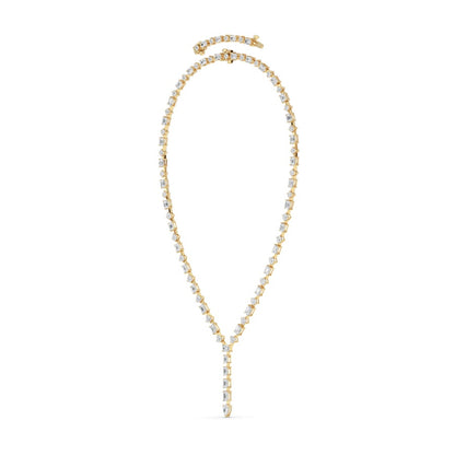 20CTW Mix Shaped Lab Grown Diamond (F/VS ) Necklace in 14K Gold