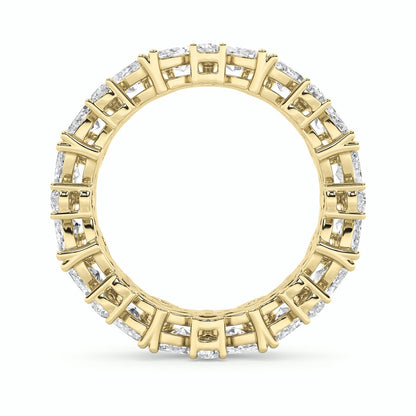 3CTW Marquise Shaped Lab Grown Diamond (F/VVS) Eternity Band Ring in 14K Gold