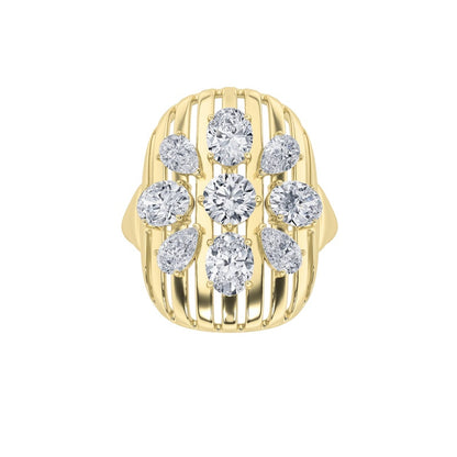 14K White Gold Ring KJ01889R.RD-2-21F