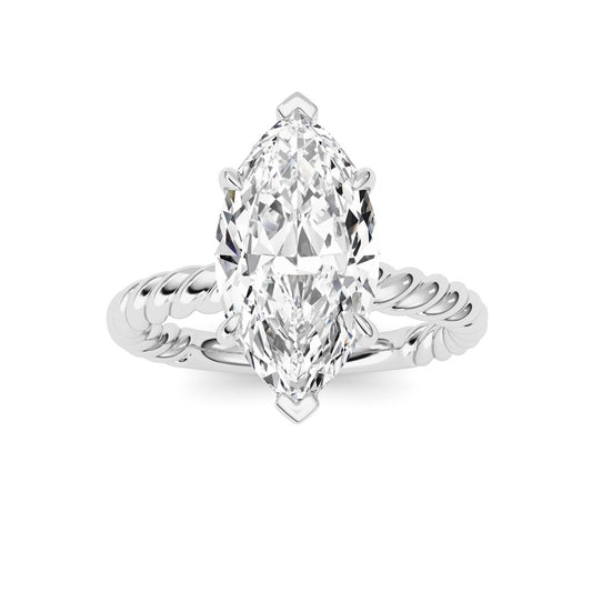 Marquise Lab Grown Diamond (F/VS ) Ring in 14K Gold
