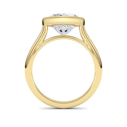 Heart Lab Grown Diamond (F/VS ) Ring in 14K Gold