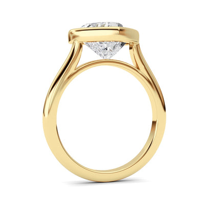Heart Lab Grown Diamond (F/VS ) Ring in 14K Gold