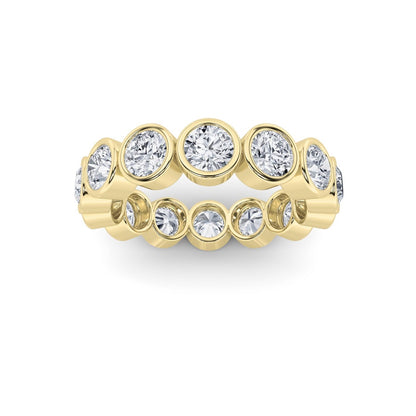 2.5CTW Round Shaped Lab Grown Diamond (F/VS) Eternity Band Ring in 14K Gold