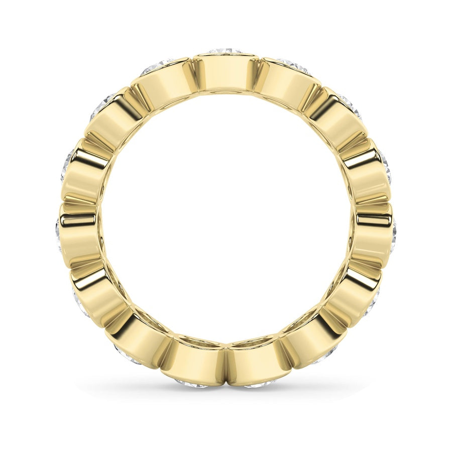 2.75CTW Round Shaped Lab Grown Diamond (F/VS) Eternity Band Ring in 14K Gold