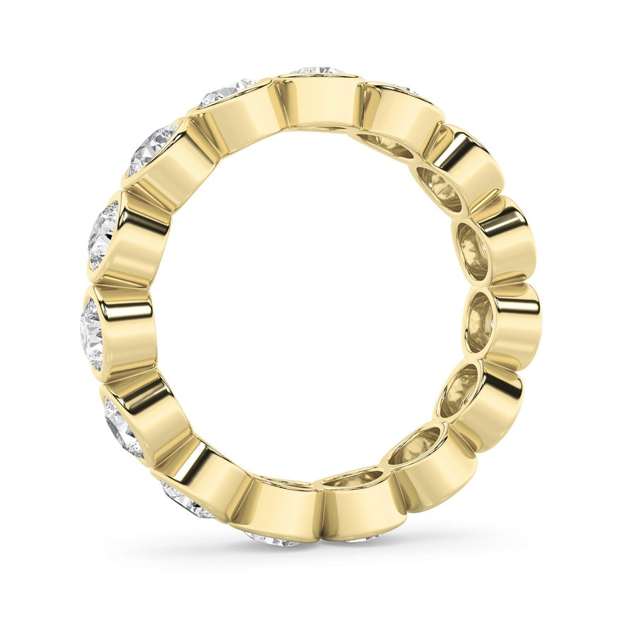 2.75CTW Round Shaped Lab Grown Diamond (F/VS) Eternity Band Ring in 14K Gold