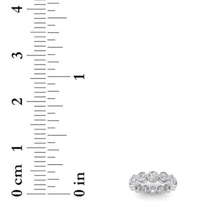 3.5CTW Round Shaped Lab Grown Diamond (F/VS) Eternity Band Ring in 14K Gold