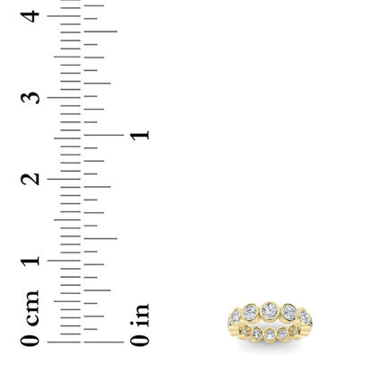 3.5CTW Round Shaped Lab Grown Diamond (F/VS) Eternity Band Ring in 14K Gold