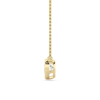 1CTW Heart Shape Lab Grown Diamond (F/VS ) Pendant Necklace in 14K Gold