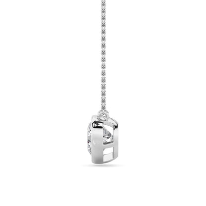 2CTW Heart Shape Lab Grown Diamond (F/VS ) Pendant Necklace in 14K Gold