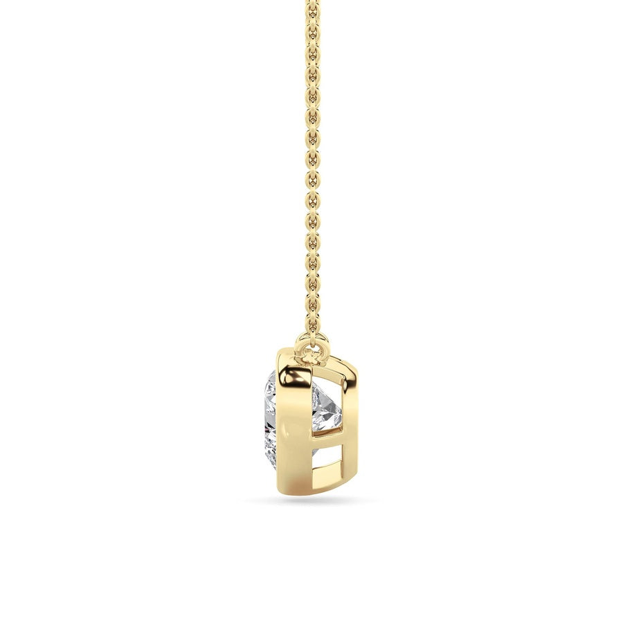 2CTW Heart Shape Lab Grown Diamond (F/VS ) Pendant Necklace in 14K Gold