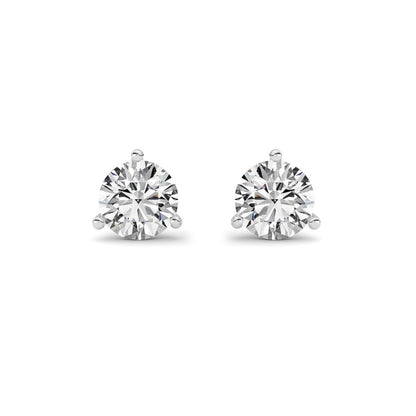 14K White Gold Earring KJ01724E.RD-3-21F